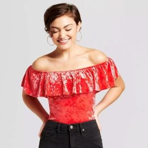 Red Velvet Bodysuit